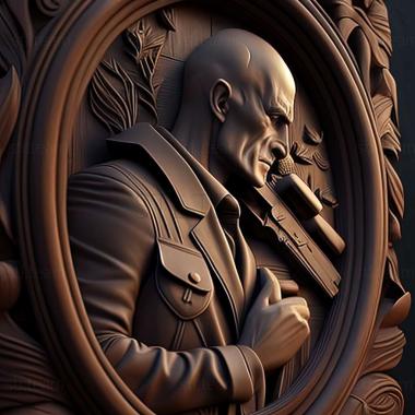 3D model Hitman Sniper game (STL)